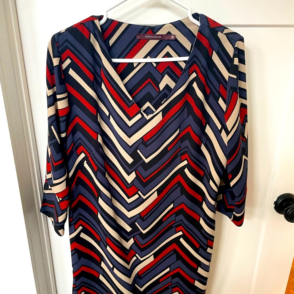 Stunning Striped Shift Dress from Paris